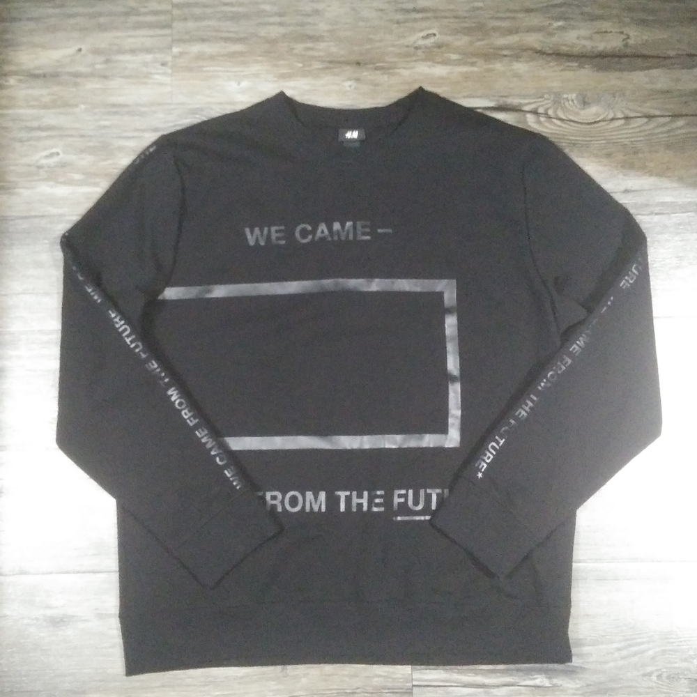 H&M black sweatshirt size extra large